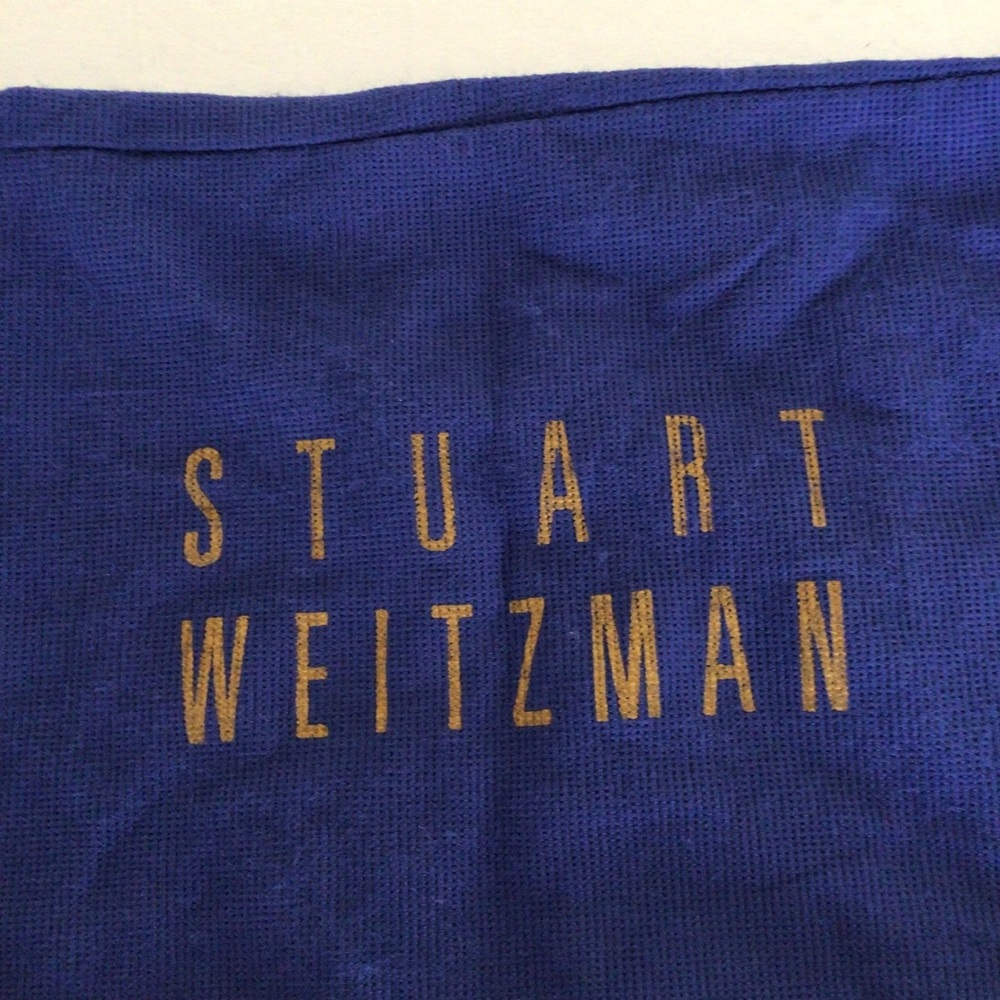 STUART WEITZMAN DUSTBAG FOR SMALL CLUTCH OR WALLET